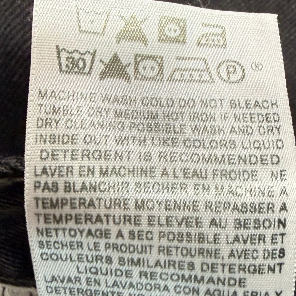 Levis 550 Jeans Mens 40x30 Black Relaxed‎ Fit Denim 100% Cotton Workwear